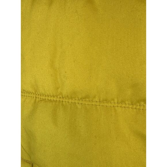 Old Navy Canvas Puffer Vest, Yellow M cold weather gorpcore 64-03 NWT - Picture 16 of 16